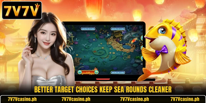 Better target choices keep sea rounds cleaner Better target choices keep sea rounds cleaner