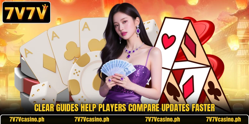 Clear guides help players compare updates faster
