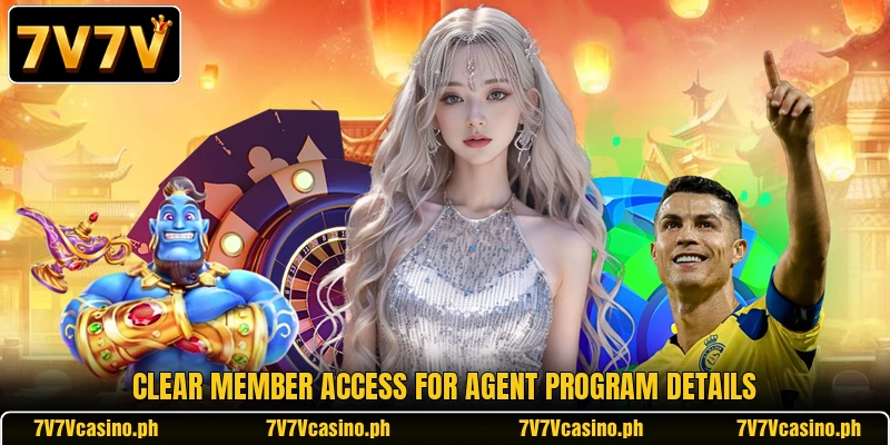 Clear member access for agent program details