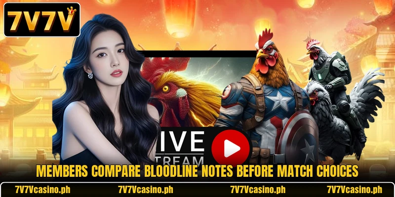 Members compare bloodline notes before match choices Members compare bloodline notes before match choices