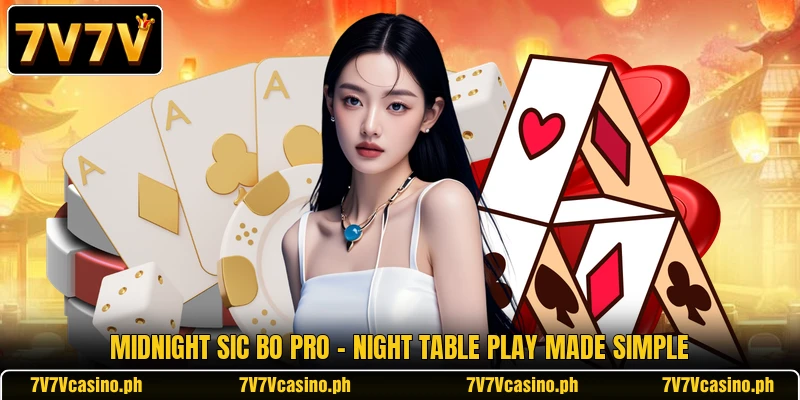 Midnight Sic Bo Pro - Night Table Play Made Simple Midnight Sic Bo Pro - Night Table Play Made Simple