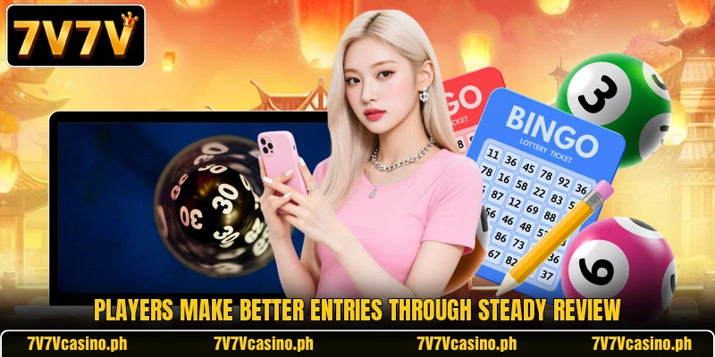 Players make better entries through steady review Players make better entries through steady review
