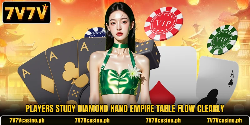 Players study Diamond Hand Empire table flow clearly Players study Diamond Hand Empire table flow clearly