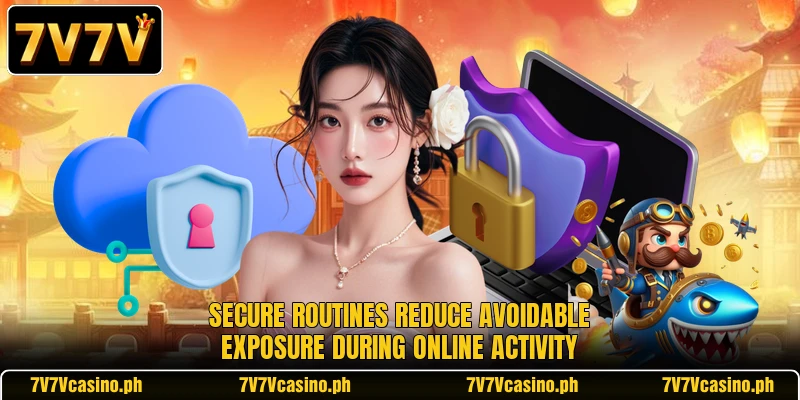 Secure routines reduce avoidable exposure during online activity