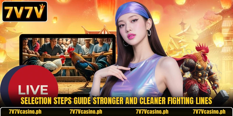 Selection steps guide stronger and cleaner fighting lines Selection steps guide stronger and cleaner fighting lines